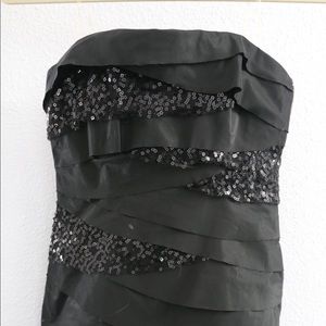 Black cocktail dress